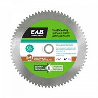 7 1/4" x 72 Teeth Metal Cutting Steel Sheeting    Saw Blade Recyclable Exchangeable